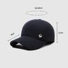 Men's Hat Autumn Winter Middle-Aged Thick Woolen Baseball Cap Windproof Ear Protection Cap for The Elderly Dad Cap