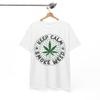 Classic Smoker T-Shirt | Laid-Back Casual Tee | Keep Calm Smoke Weed Shirt