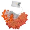 Maple Leaf String Light with Constant Light Flashing Dual Modes Indoor Outdoor Holiday Party Decors(  9.8ft 20LED )