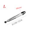 1PC BBQ Grilling Tong Salad Cake Dessert Serving Food Tongs Stainless Steel Barbecue Clips Clamp Baking Food Kitchen Tool