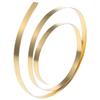 Tôle de Laiton Bobine 1000mm x10mm Feuille Métal Jaune Plaque Bande Laiton Mince Fil Film Doré Fabrication Bijoux Marque-page DIY Plaque Estampée