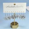 5 Pairs/ Set Halloween Metal Dangle Earrings Retro Skull Bat Spider Sword Snake Shape Goth Style Alloy Ear Set For Women Jewelry