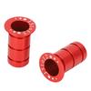Mountain Road Cycle Hub Thru Axle Adapter 15MM To 12MM Front Thru Axle Adapter Aluminum Alloy Red