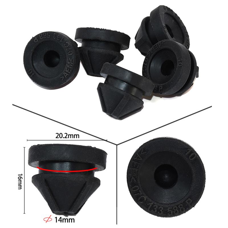 2Pcs Air Filter Shell Buffer Rubber Engine Guard Plate Rubber For Golf Mk6 Mk7 Cc Jette Ea111 1.6 1.6V Ea211 1.4T 07C 133 588