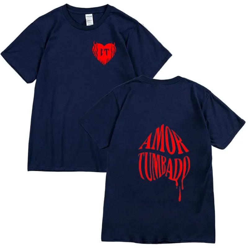 Natanael Cano Corridos Tumbados T-shirts Fashion Amor Tumbado Cotton T-Shirt WoCool Casual Harajuku Tee Tops Camiseta