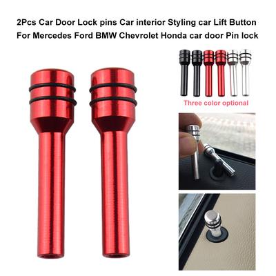 2 шт. Штифти для дверних замків салону, кнопка підйому стилю для Mercedes