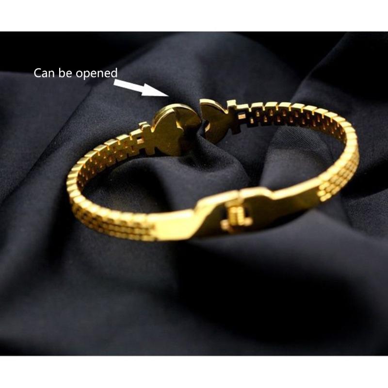 Unique Roman Letter Bangle Fashionable Engraved Love Wristband Handmade Gift for Her Trendy Women Wrist Accessories