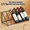 Decorative Wine Display for Restaurant Liquor Bottle Shelf, Tilted Iron Art Rack, Modern Rack Countertop Style Holder, Home Bar Kitchen And
