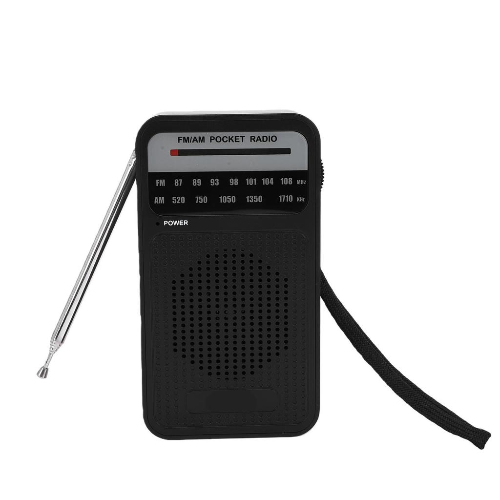 Portable AM FM Radio Anti Interference Transistor Radio with Loud Speaker 3.5mm Headphone Jack Battery Operated for