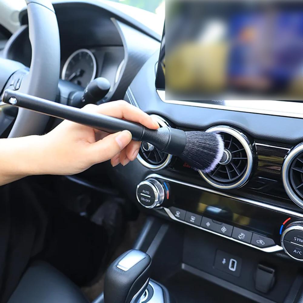 Ultra-Soft Car Detailing Brush Super Soft Auto Interior Multi-purpose Detail Brush for Cars Seat Leather Cleaning Duster