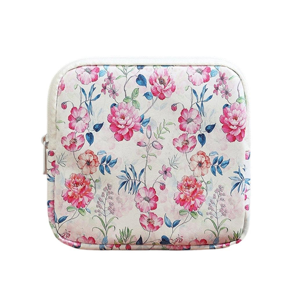 Creative Zipper Pouch Sanitary Pads Bag Large Capacity Multipurpose Cosmetic Bag Coin Purse Travel