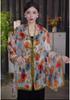 Chinese Style Summer Silk Shawl with Frog Button - Elegant Travel Photography Scarf for Women
