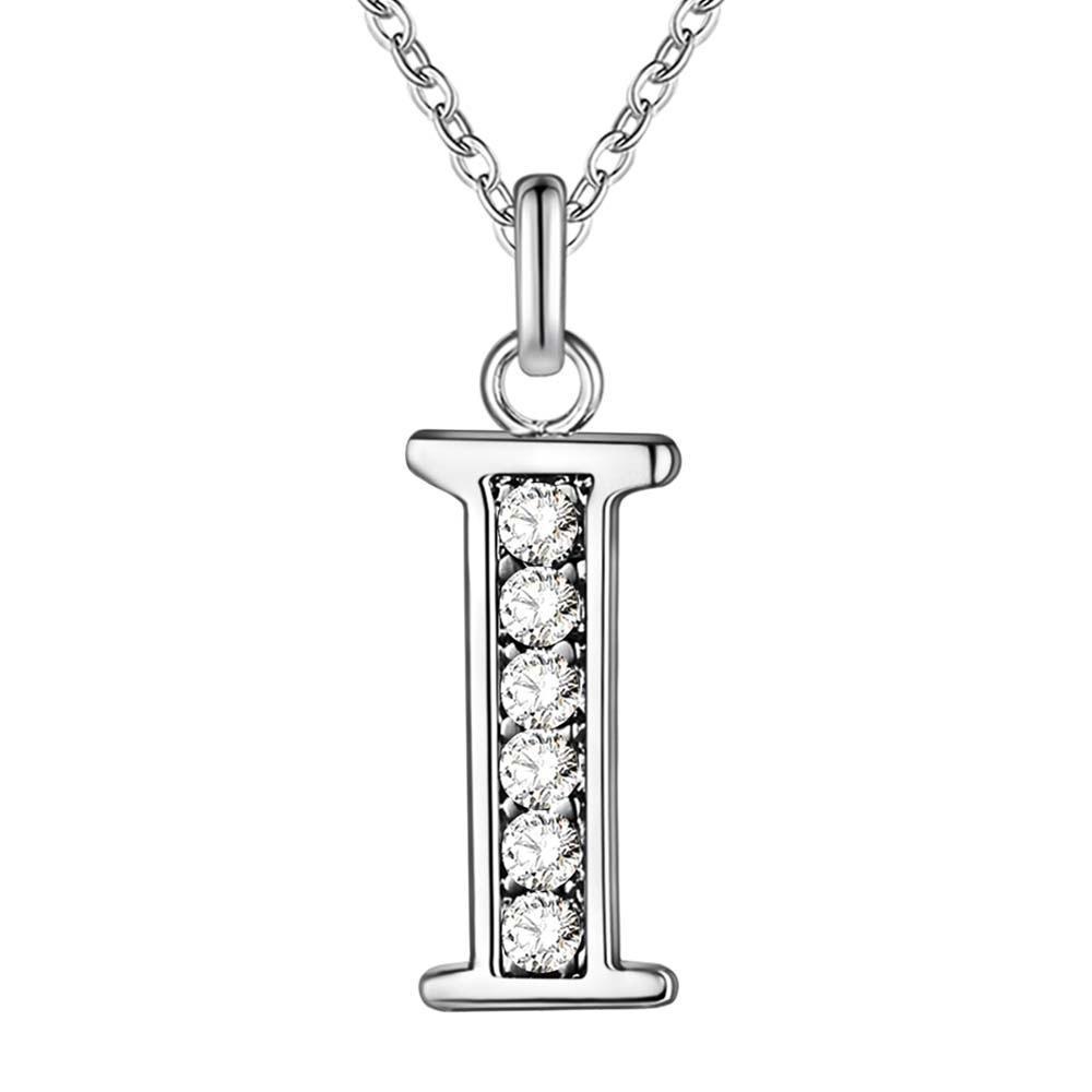 Explosive Jewelry Export Silver Jewelry Necklace 26 Letter Necklace A-Z Accessories
