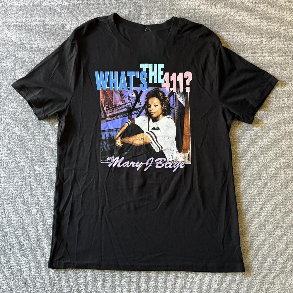 Vintage Mary J. Blige What s The 411  Short S to 5XL SE116 FREE SHIPPING Unisex T-Shirt XL