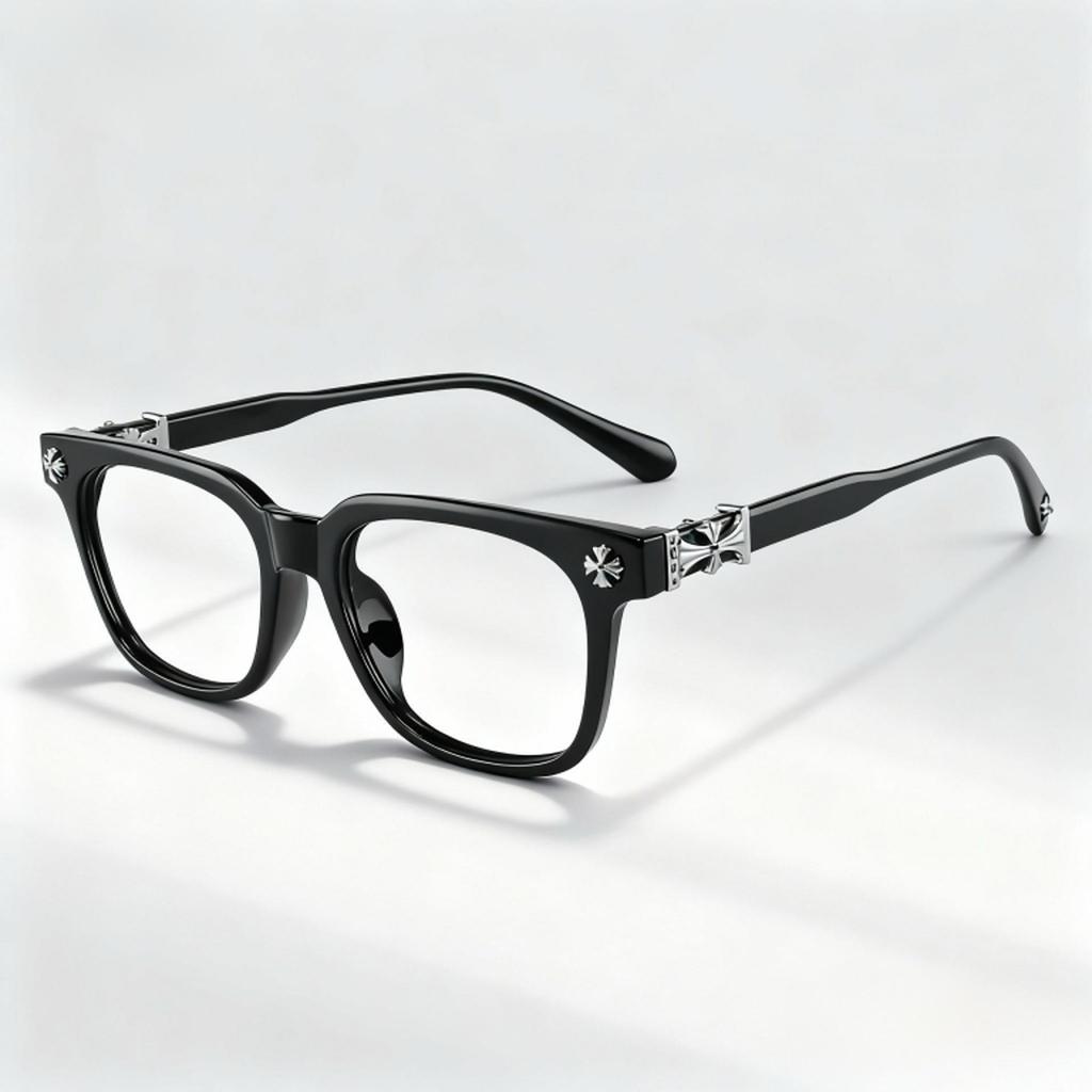 Tendance Mode 2025 Lunettes à Monture Carrée Anti-Lumière Bleue - Classiques Rétro Unisexes