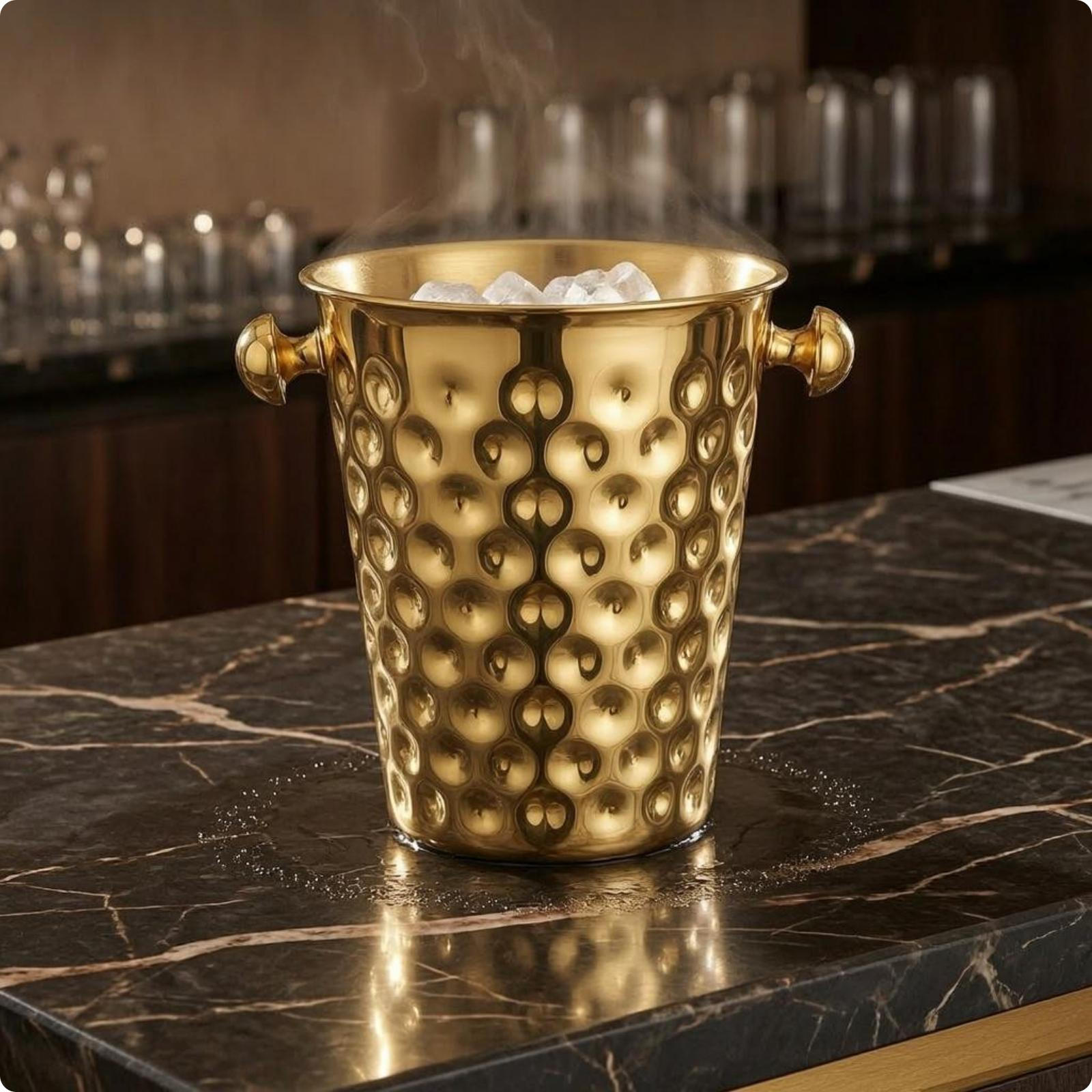 Stainless Steel Champagne Bucket Broad Opening