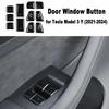 Door Window Button for Tesla Model 3 Y Open Door Button Sticker Window Lift Switch Cover Trim Protector 11pcs Car Accessories