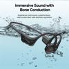 Doogee Auriculares de Conducción Ósea, Impermeables IP68, 7H de Duración de Batería, Auriculares Deportivos de Doble Modo para Nadar, Correr, Ciclismo