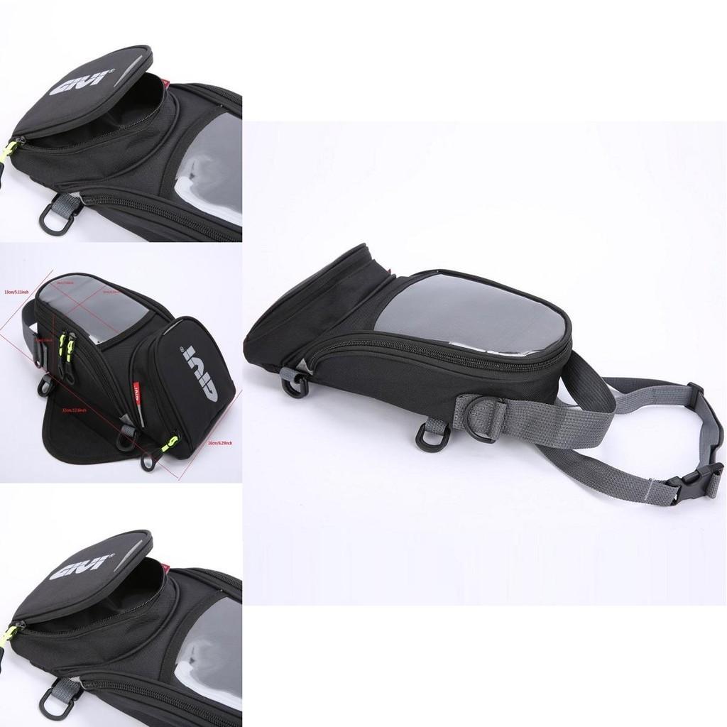 Stilvolle Wasserdichte Schwarze Motorrad-Tanktasche Magnetische Motorradtasche Für Öl-Kraftstofftank
