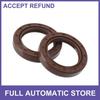Oil Seal Seal Ring Rotary Shaft Seal FKM Rubber 28x40x7mm Brown 2 Pcs New