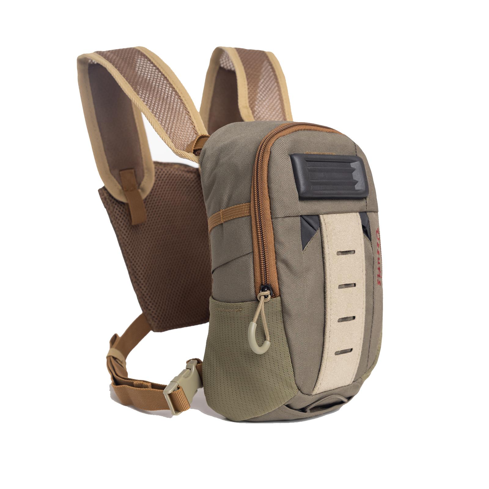 Fly Fishing Chest Pack Ussuris Ultralight Chest Bag Mini Vest Pack Micro Fishing pouch Small