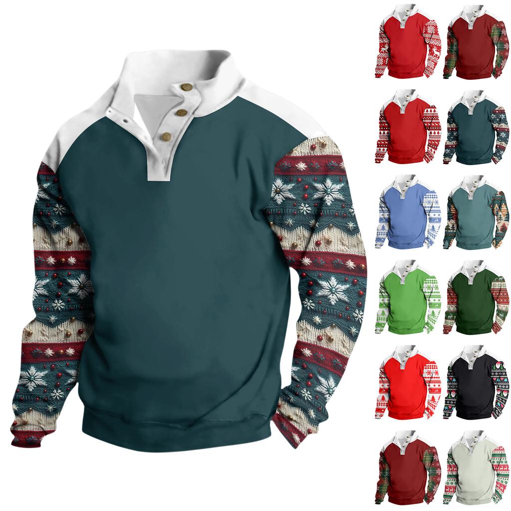 Men's Fleece Hoodie Casual Long Sleeve Sweatshirt