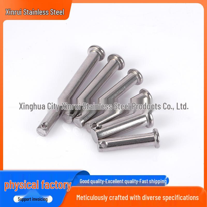 Stainless Steel Perforated Positioning Axle Pin with Head and Hole