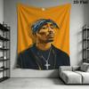 Rap Legends Street Art Tribute Threepiece Set 1 Duvet Cover 2 Pillowcase Without Core Christmas Birthday Gift Soft And Comfortable
