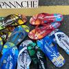 New graffiti flip-flops men's summer fashion outer wear men's foot pins non-slip slippers trendy beach sandals
