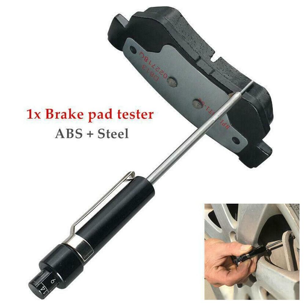 Brake Pad Measurement Gauge for Vehicles with Slim Probe Design and Calibration Markings for Precise Brake Pad Thickness Checks