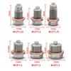 M12 M14 M16 Magnetic Oil Drain Plug Stainless Steel Sump Drain Screw Nut Bolt with Copper Crush Washer Auto Accessories Oil Drain Plugs 3