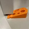 Creative Cheese Shape Door Wedges Stylish Door Stoppers Synthetic Resin Texture Suitable for Home Decorating Enthusiasts