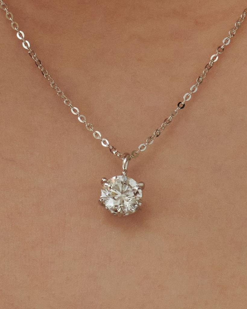 LOVEENB [14K Gold] 1-Carat Lab Diamond Necklace
