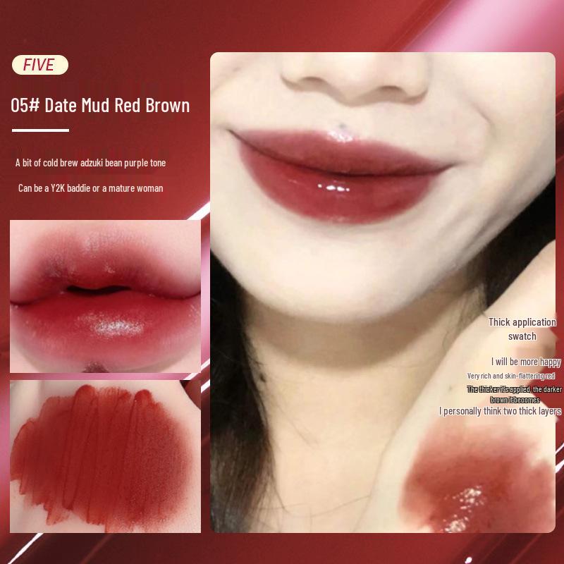 Гебеар Бархатный блеск для губ: Мягкая матовая, стойкая помада с бархатистым финишем.