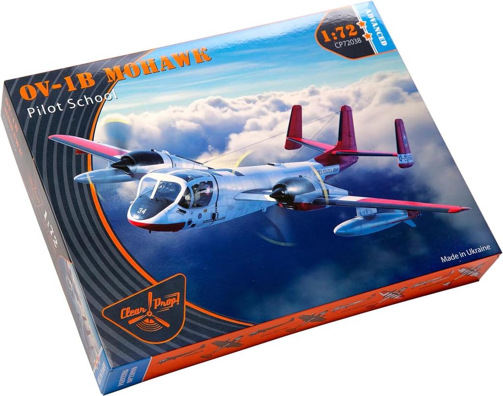 Clear Prop! 1/72 Scale U.S. OV-1B Mohawk Naval Test Pilot School Plastic Model Kit CPU72038