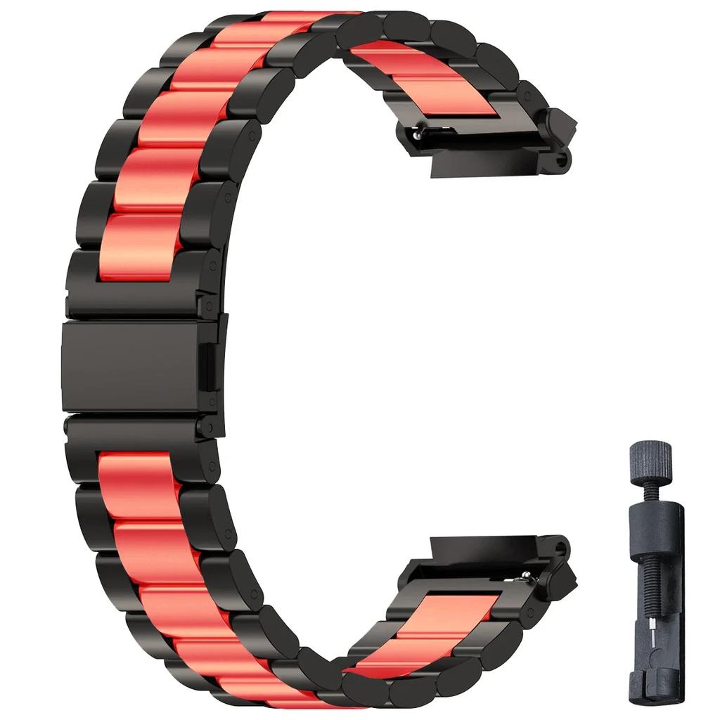 For Amazfit T REX 3 Stainless Steel Watchband For Amazfit T Rex Pro/T-Rex Metal Bracelet Amazfit T-Rex 2 Strap amazfit tex Bands