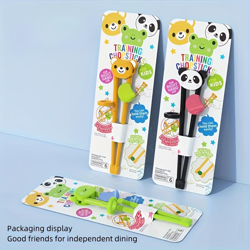 3 Pairs of Training Chopsticks,Learning Chopsticks Helper,Training Chopsticks for Beginners,Cartoon Chopsticks,Kitchen Utensils