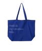 BEKEISYEONSEUPAS T.I.M Tote Bag Blue