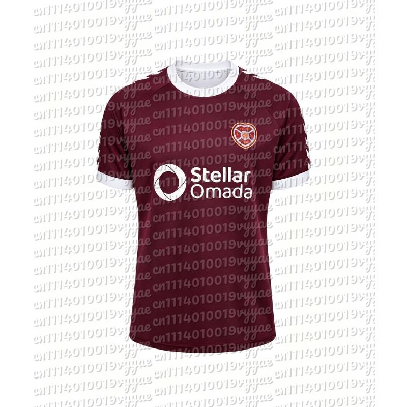 2026-27 Heart of Midlothian FC Fotbalový dres Rodinné sladěné oblečení Fotbalový dres Dětské ležérní tričko s krátkým rukávem Uniforma Horní díl
