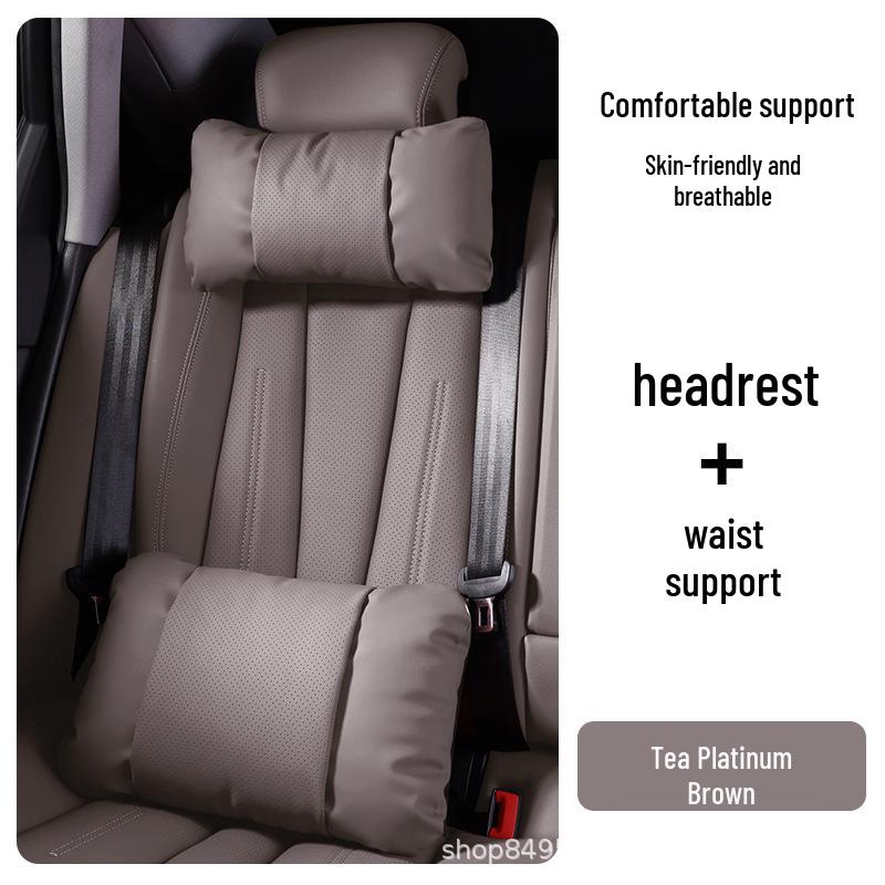 New Version Li Auto L6-L9 i6 i8 Car Headrest & Lumbar Support Pillow Set