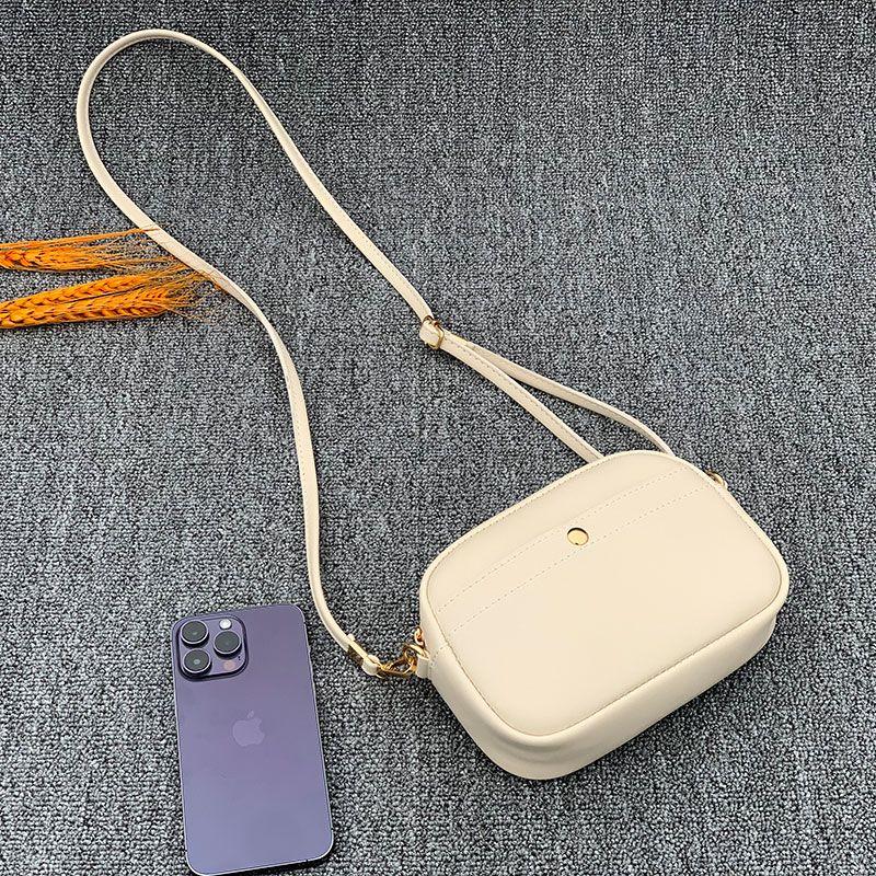 

Мягкая кожа Изысканная Маленькая Милая Мини Сумка для Телефона 25 creamy-white