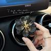 Advanced Romantic Starry Sky Rose Butterfly Car Aromatherapy Air Outlet Decoration Car Fragrance Extender with Perfume