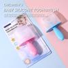 Kids Toothbrush Silicone Round Type Brush For Toddlers 2-6 Years Gentle gums Care Fun Cartoon Figures Simple Rinse Bathroom Essential