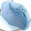 B5 Size Bag Ice 21641 [Kitamura] Semi-shoulder Y-1351 Women's Blue/Cocoa [Blue]
