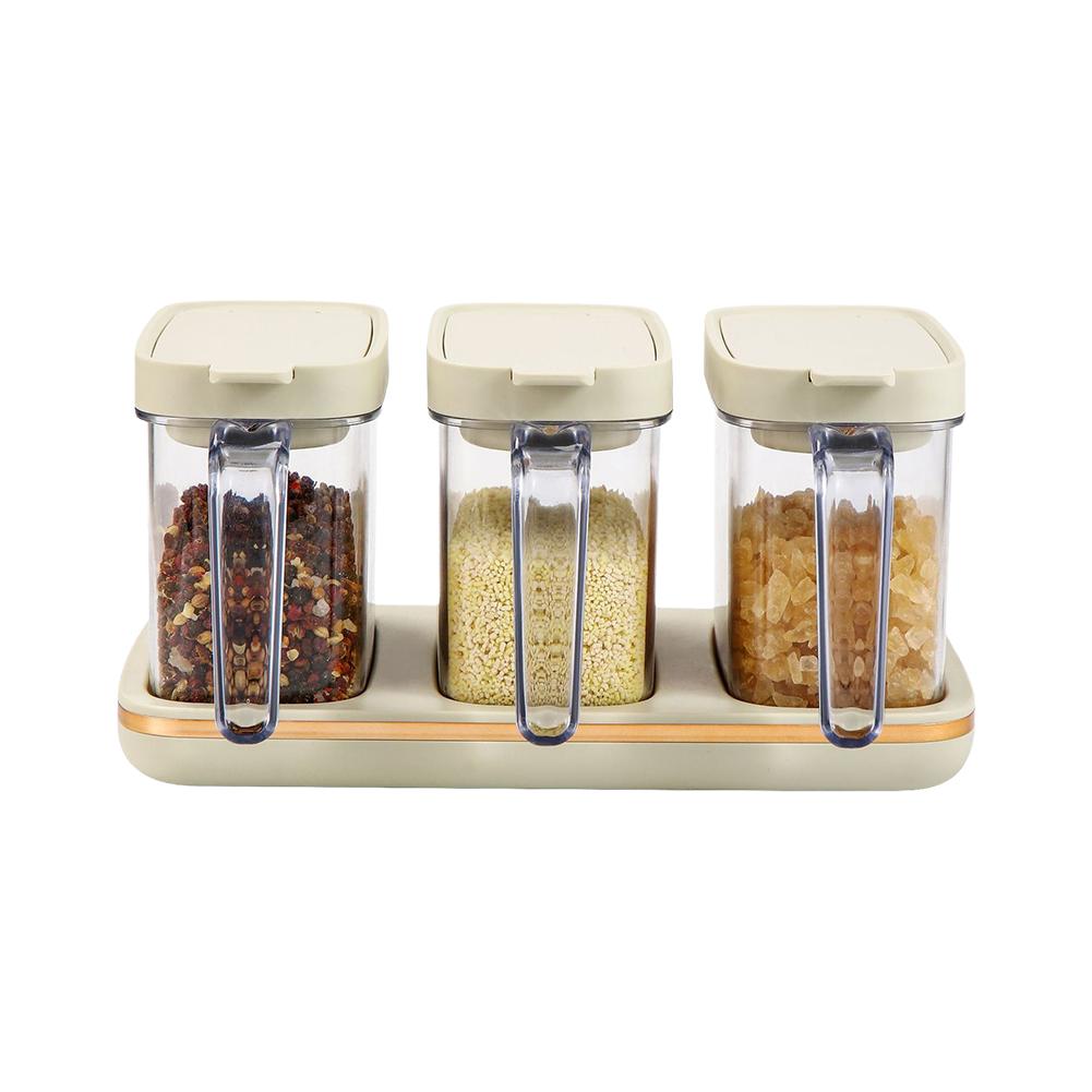 1PC 480/600ML Sealed Top Seasoning Box Household Moisture-Proof Seasoning Bottle, Msg Salt Seasoning Storage Box Supplies