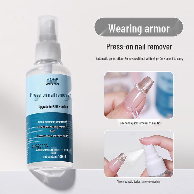 Gel, Polish & Press-On Nail Remover: Gentle on Hands - Ideal for Professional Salons 200ml