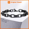 Vnox Punk Rock Chuky Chain Bracelets for Men Teens Boys, Stainless Steel Rectangle Links Chain Wristband New Jewelry