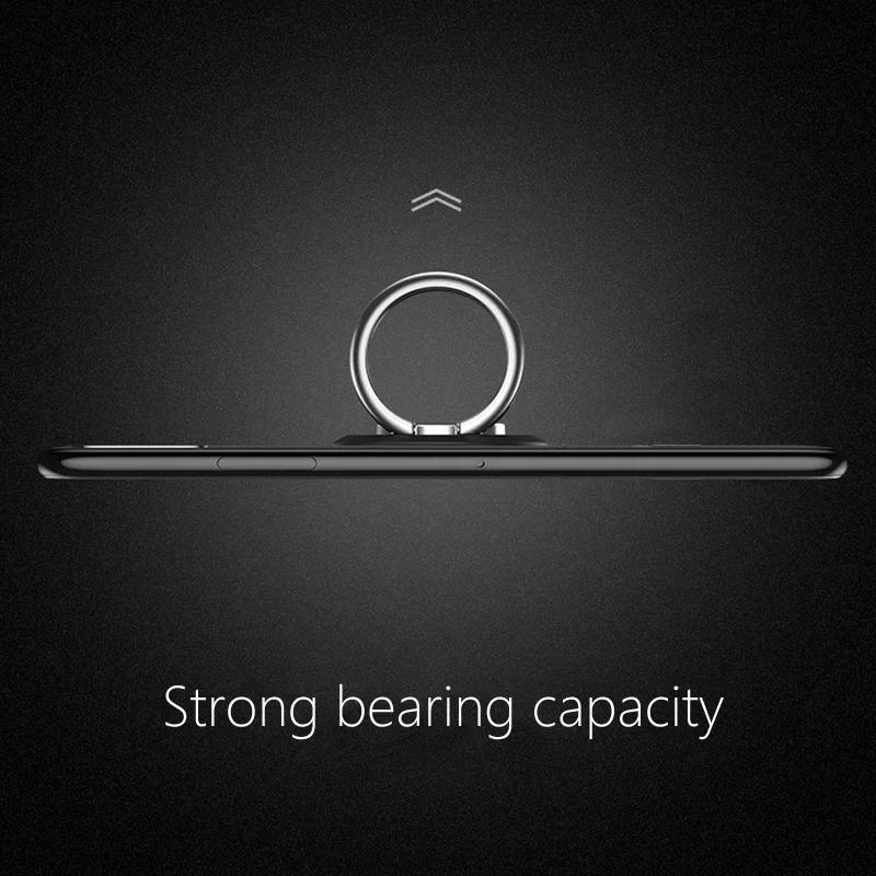 Magnetic Finger Ring Mobile Phone Foldable Holder Portable 360 Rotating Adjustable Sticker Universal Cell Phone Stand