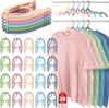 30 Pcs Travel Hangers Portable Foldable Travel Hanger Organizer, Plastic Travel Accessories Essentials Clothes Drying Rack