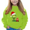 Christmas Day Girls Round Neck Pullovers For Kids Printed Baby Tops